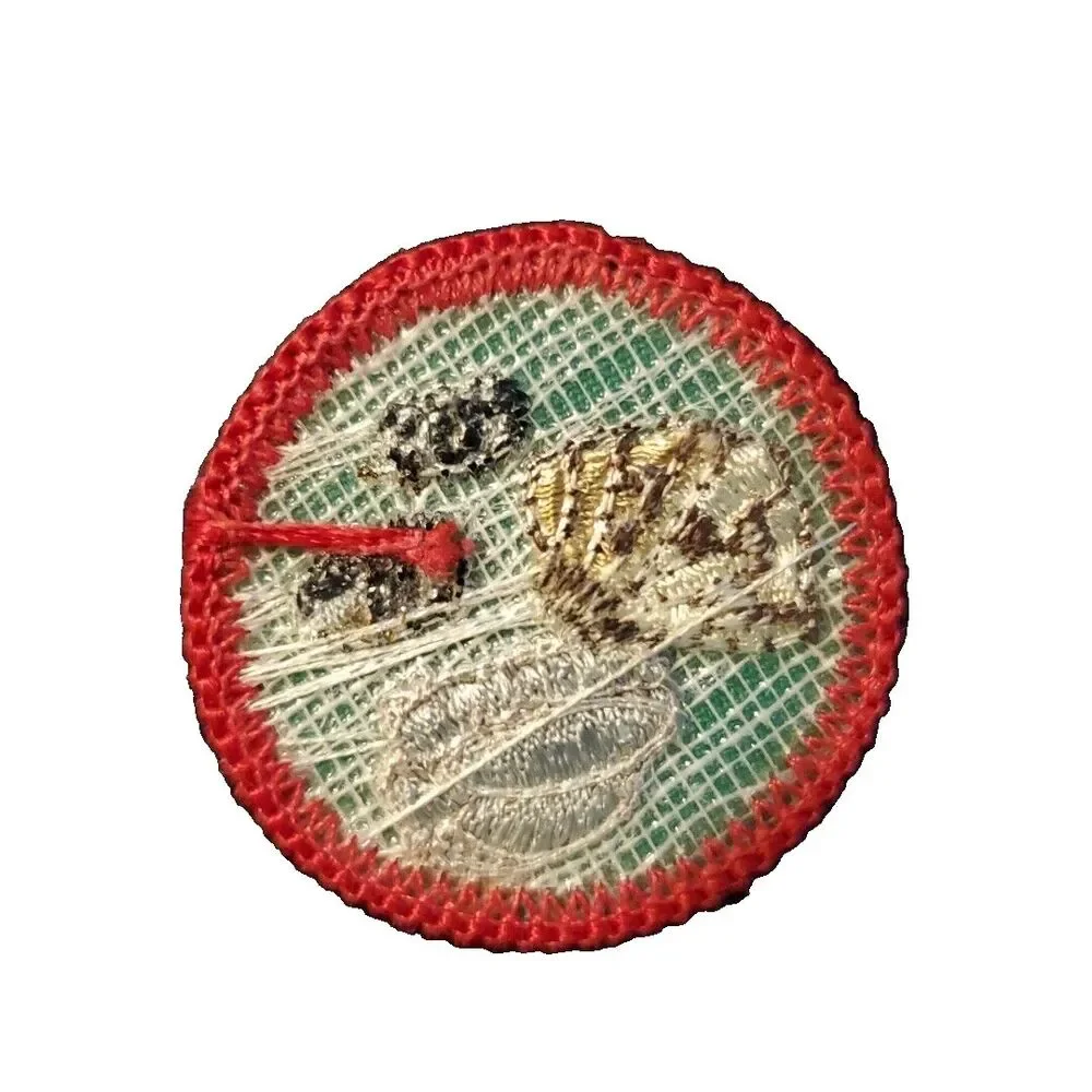Vintage Girl Scout Patch Badge | Collecting Hobbies | 1.5 Inch Round | Sewing